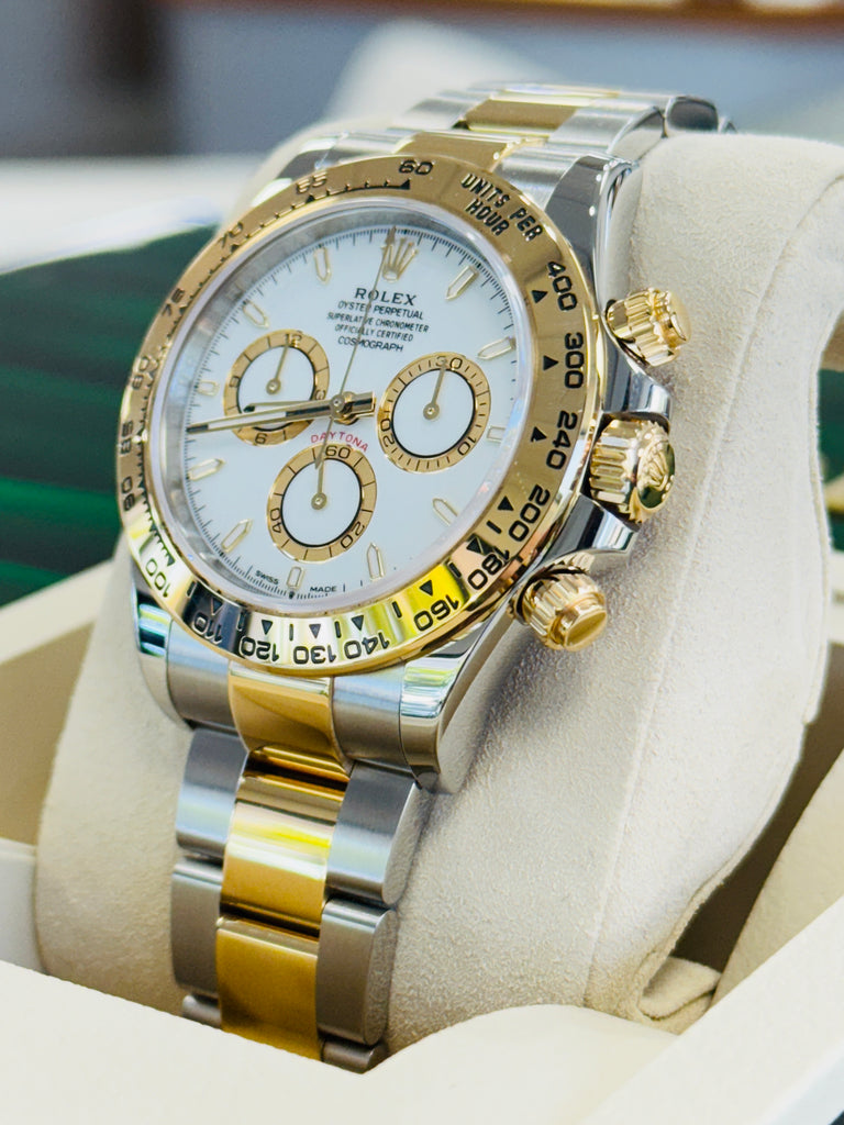 Rolex Daytona 126503 40 Two-Tone Stainless & yellow gold White Dial  box and Papers Unworn - Diamonds East Intl.
