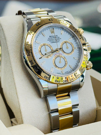 Rolex Daytona 126503 40 Two-Tone Stainless & yellow gold White Dial  box and Papers Unworn - Diamonds East Intl.