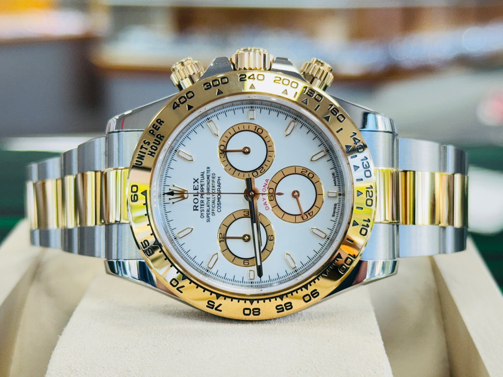 Rolex Daytona 126503 40 Two-Tone Stainless & yellow gold White Dial  box and Papers Unworn - Diamonds East Intl.