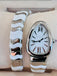 SERPENTI SPIGA 102182  STAINLESS STEEL & WHITE CERAMIC Box and Papers MINT