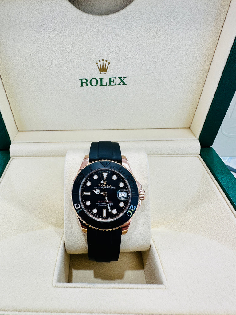 Rolex Yacht-Master 37 268655 OysterFlex Box and Papers PreOwned - Diamonds East Intl.