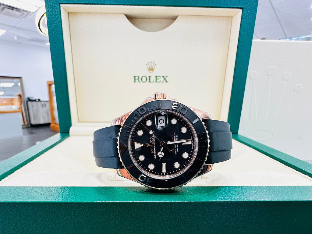 Rolex Yacht-Master 37 268655 OysterFlex and Papers PreOwned | East Intl.