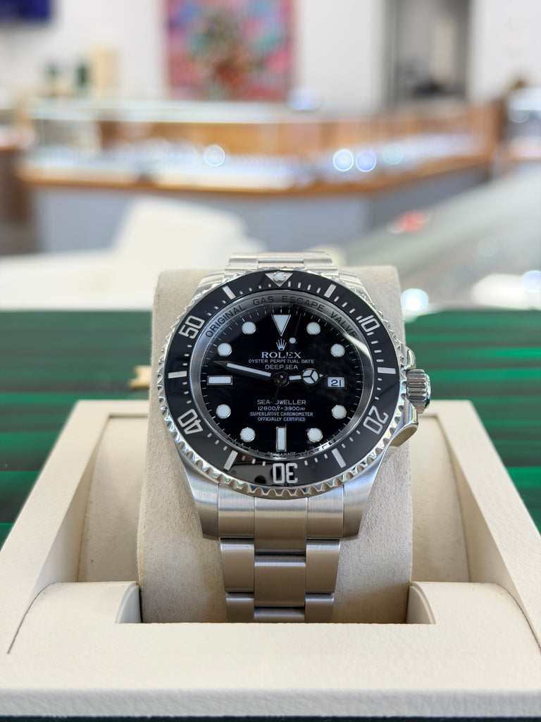 Rolex Sea-Dweller Deepsea 44 Black Dial 116660 Watch - Diamonds East Intl.