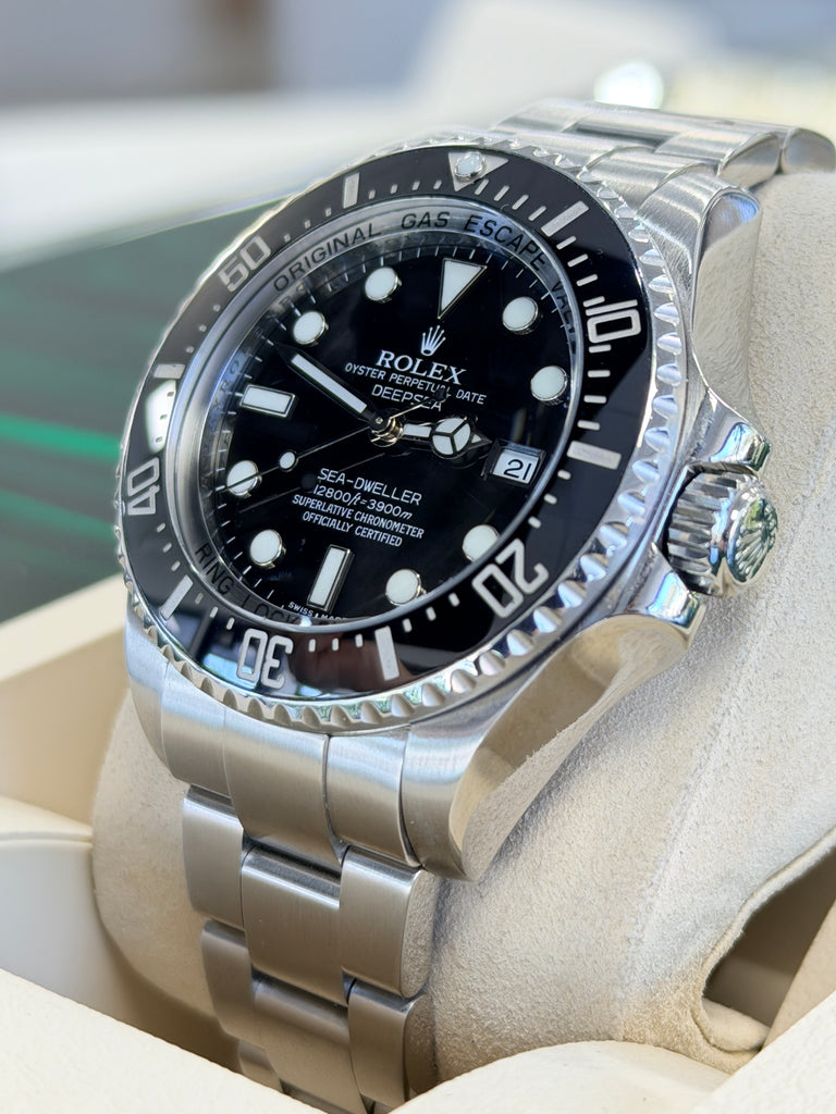 Rolex Sea-Dweller Deepsea 44 Black Dial 116660 Watch - Diamonds East Intl.