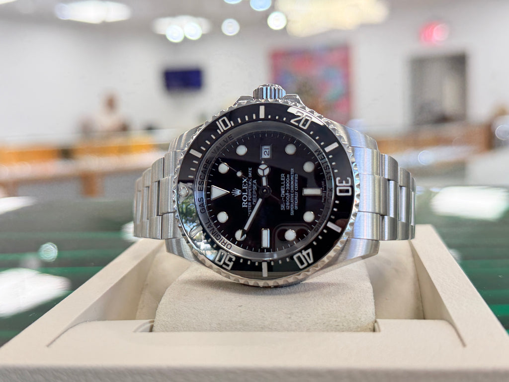 Rolex Sea-Dweller Deepsea 44 Black Dial 116660 Watch - Diamonds East Intl.