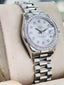 Rolex Lady-Datejust President Platinum 179136 Factory Diamond Bezel & Dial MINT BOX/PAPERS