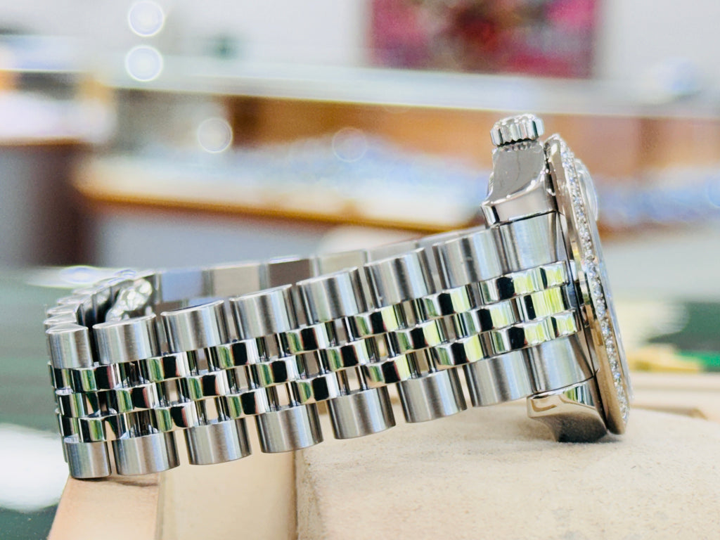 Rolex Datejust 31 178384 Factory Diamond Dial Diamond Bezel