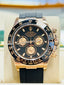 Rolex Daytona 116515ln 18K Rose Gold Black & Rose Subdial Dial Oysterflex Rubber Band  Box and Papers PreOwned