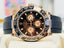 Rolex Daytona 116515ln 18K Rose Gold Black & Rose Subdial Dial Oysterflex Rubber Band  Box and Papers PreOwned - Diamonds East Intl.