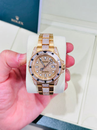 Rolex GMT-Master II 116758SANR Factory Diamond Unworn - Diamonds East Intl.