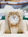 Audemars Piguet Royal Oak Lady Quartz 67652OR.ZZ.D011CR.01 'Ladies' Rose Gold Full Factory Diamonds PreOwned - Diamonds East Intl.