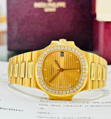 Patek Philippe Nautilus Tiffany & Co. 4700/61JA Stainless And Yellow Gold  Factory Diamond Bezel PreOwned