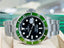 Rolex Submariner Date "Kermit" 16610LV Engraved Rehaut Box and Papers