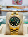 Rolex Day-Date 36mm 18238 Custom Diamond Bezel Green Diamond Dial SERVICED MINT