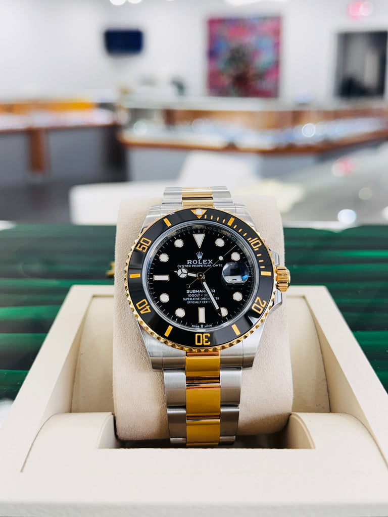 Rolex Submariner Date 126613LN 41 TwoTone Stainless and Gold  Black Dial PreOwned - Diamonds East Intl.