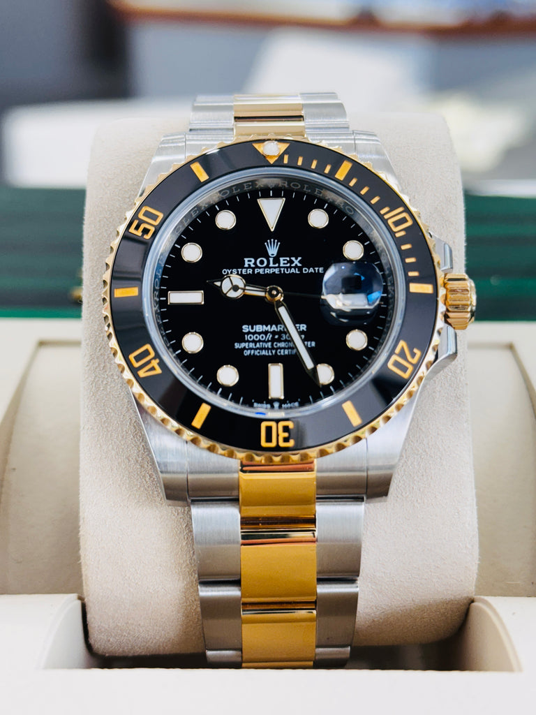 Rolex Submariner Date 126613LN 41 TwoTone Stainless and Gold  Black Dial PreOwned - Diamonds East Intl.