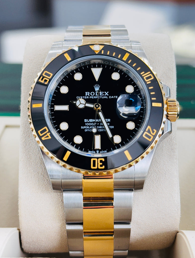 Rolex Submariner Date 126613LN 41 TwoTone Stainless and Gold  Black Dial PreOwned - Diamonds East Intl.
