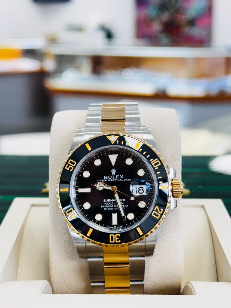 Rolex Submariner Date 126613LN 41 TwoTone Stainless and Gold  Black Dial PreOwned - Diamonds East Intl.