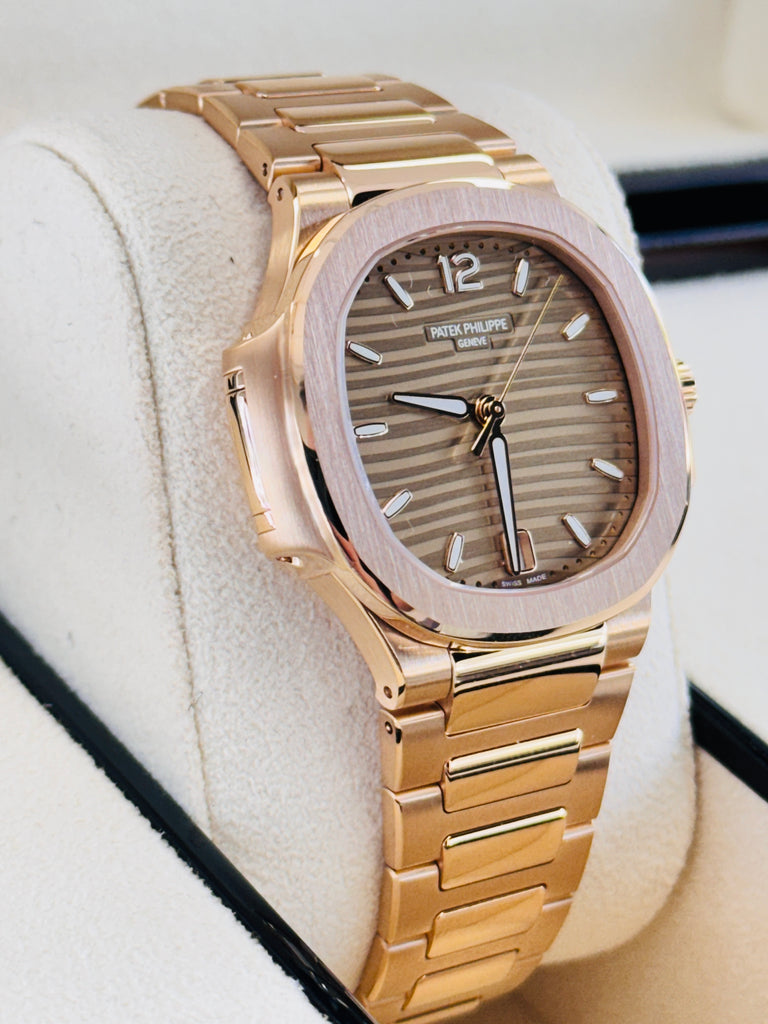 Patek Philippe Nautilus 7118/1R-010 18K Rose Gold Gold Opaline Dial Box and Papers Unworn 2024