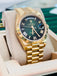 Rolex Day-Date 40 228238  NEW RELEASE 2024 OMBRE GREEN ROMAN Unworn Box and Papers - Diamonds East Intl.