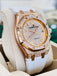 Audemars Piguet Royal Oak 18K Rose Gold Selfwinding 15300OR  Custom Diamond Bezel and Custom Diamond Lug Set MINT - Diamonds East Intl.