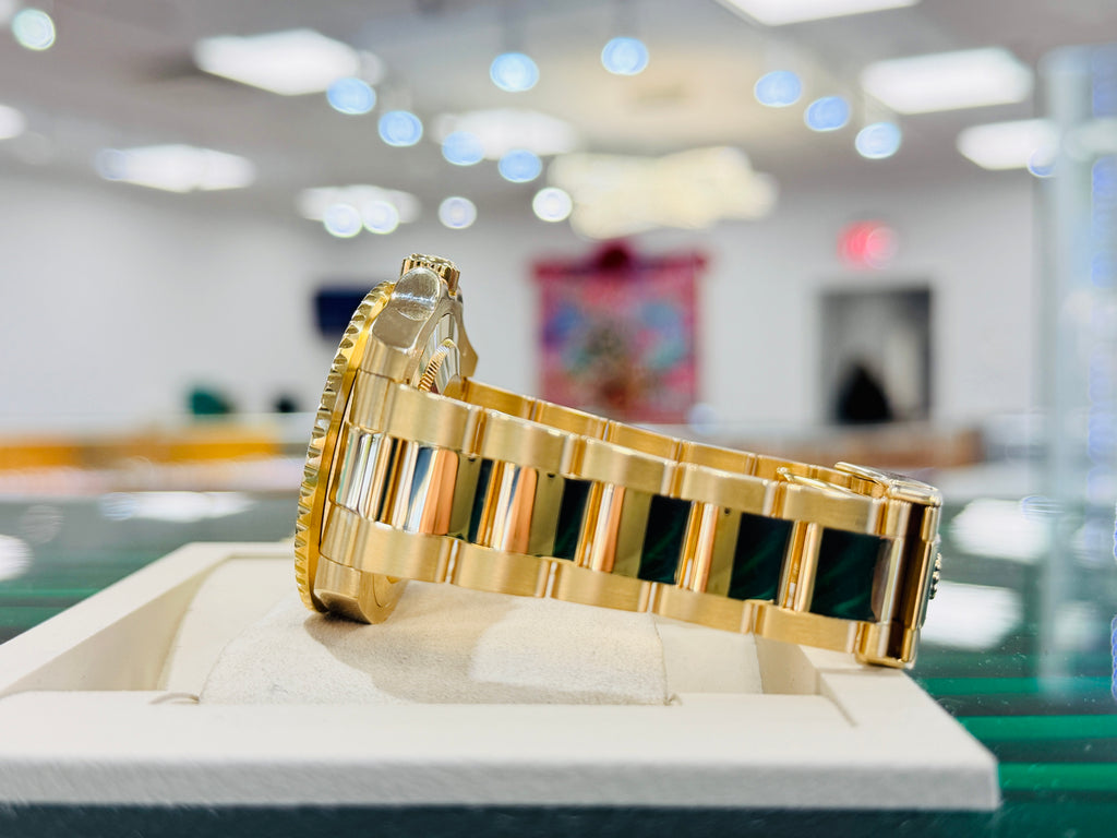 Rolex GMT-Master II 116718LN 40 BLACK Ceramic 18K Yellow Gold Oyster  BOX and Papers PreOwned - Diamonds East Intl.