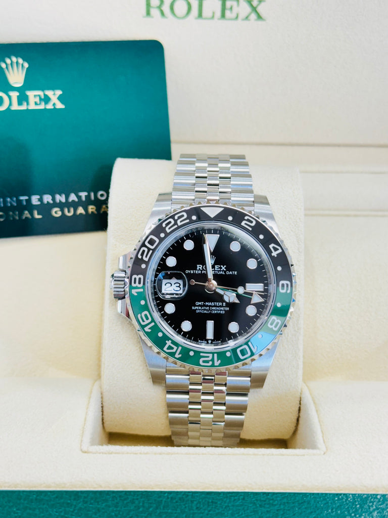 Rolex GMT-Master II Sprite Jubilee Bracelet 126720VTNR Unworn Box and Papers - Diamonds East Intl.