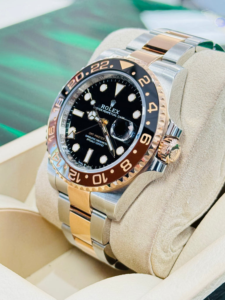 Rolex GMT-Master II Rootbeer Two Tone Bracelet 126711CHNR PreOwned - Diamonds East Intl.