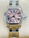 Cartier Roadster 2675 Stainless Steel Pink Dial Ladies Quartz  PreOwned - Diamonds East Intl.