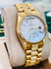 Rolex Day-Date 36 18248 President Yellow Gold Factory Bark Finish Watch PreOwned - Diamonds East Intl.