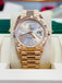 Rolex Day-Date 40 228235 Factory Sundust Baguette Diamond Dial Box and Papers PreOwned - Diamonds East Intl.