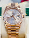Rolex Day-Date 40 228235 Factory Sundust Baguette Diamond Dial Box and Papers PreOwned - Diamonds East Intl.