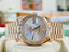 Rolex Day-Date 40 228235 Factory Sundust Baguette Diamond Dial Box and Papers PreOwned - Diamonds East Intl.