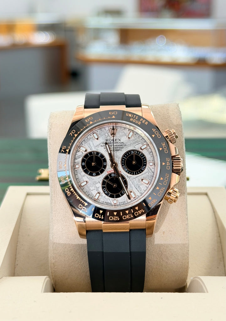 Rolex Daytona 116515LN Cosmograph Daytona Custom METEORITE Style Dial MINT