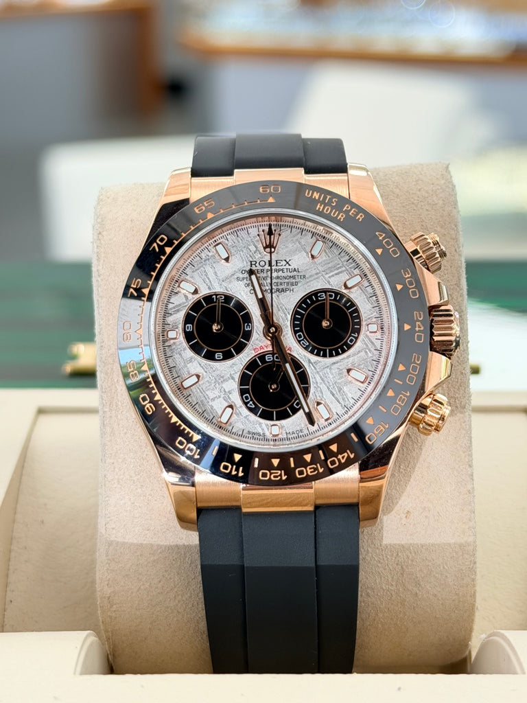 Rolex Daytona 116515LN Cosmograph Daytona Custom METEORITE Style Dial MINT