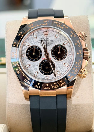 Rolex Daytona 116515LN Cosmograph Daytona Custom METEORITE Style Dial MINT