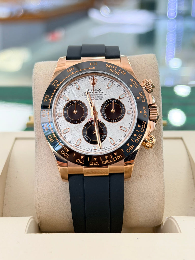Rolex Daytona 116515LN Cosmograph Daytona Custom METEORITE Style Dial MINT