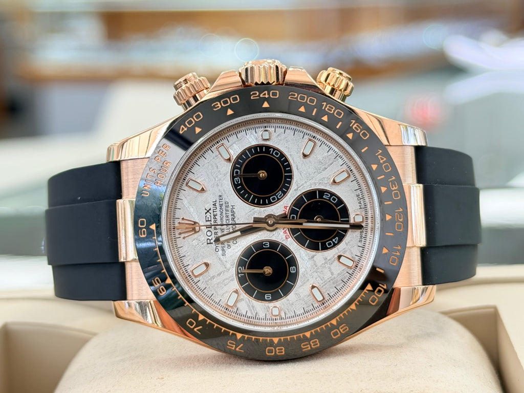 Rolex Daytona 116515LN Cosmograph Daytona Custom METEORITE Style Dial MINT