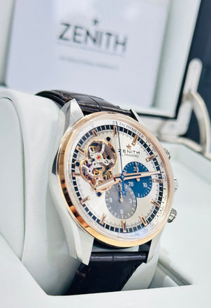 Zenith El Primero Chronomaster Open 18K ROSE GOLD/ SS 51.2080.4061/69.C494 Box/Papers MINT 