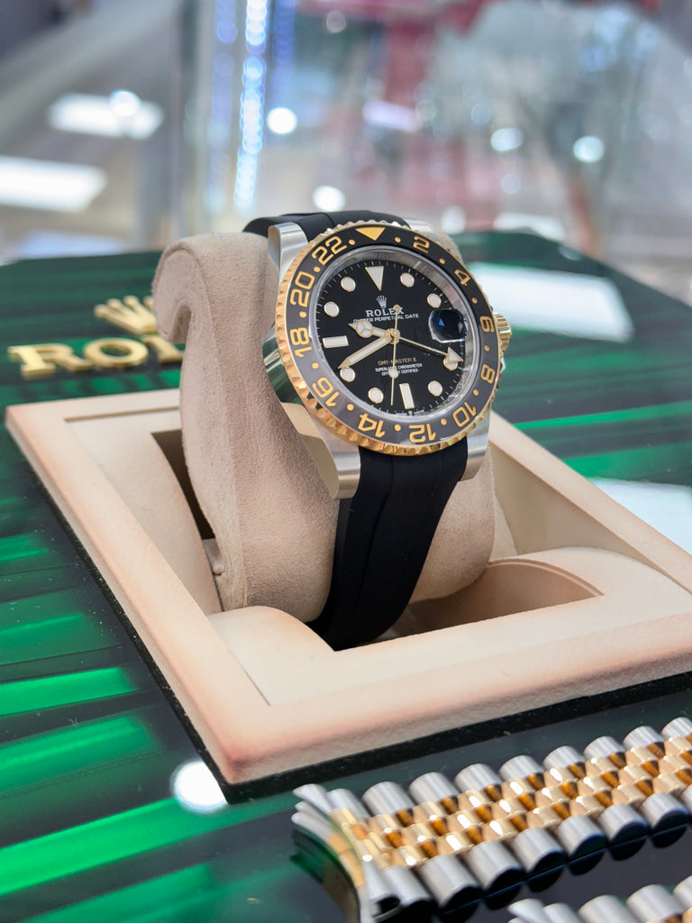 Rolex Gmt Master Ii Rubber B Watch Strap Rolex GMT Master II Blue