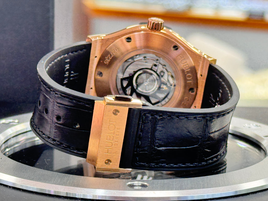 Hublot Classic Fusion 42mm 542.OX.1181.LR Automatic 18K Rose Gold  Box and Papers MINT