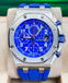 Audemars Piguet Royal Oak Offshore Chronograph "Indigo" Blue Dial 26470ST Box/ EXTRACT PAPER MINT