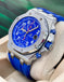 Audemars Piguet Royal Oak Offshore Chronograph "Indigo" Blue Dial 26470ST Box/ EXTRACT PAPER MINT