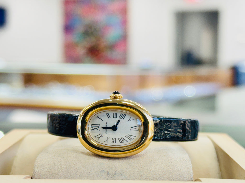 Cartier Baignoire de Cartier WGBA0041 “Mini Model” Quartz  Unworn Box and Papers - Diamonds East Intl.