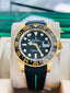 Rolex GMT-Master II 116718LN Black Dial 18k Yellow Gold Oyster Band + Rubber B Box/Service Card