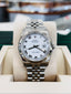 Rolex Datejust 36 116234 Steel White Roman Dial Super Jubilee Box and Papers Unworn FULLY STICKRED!