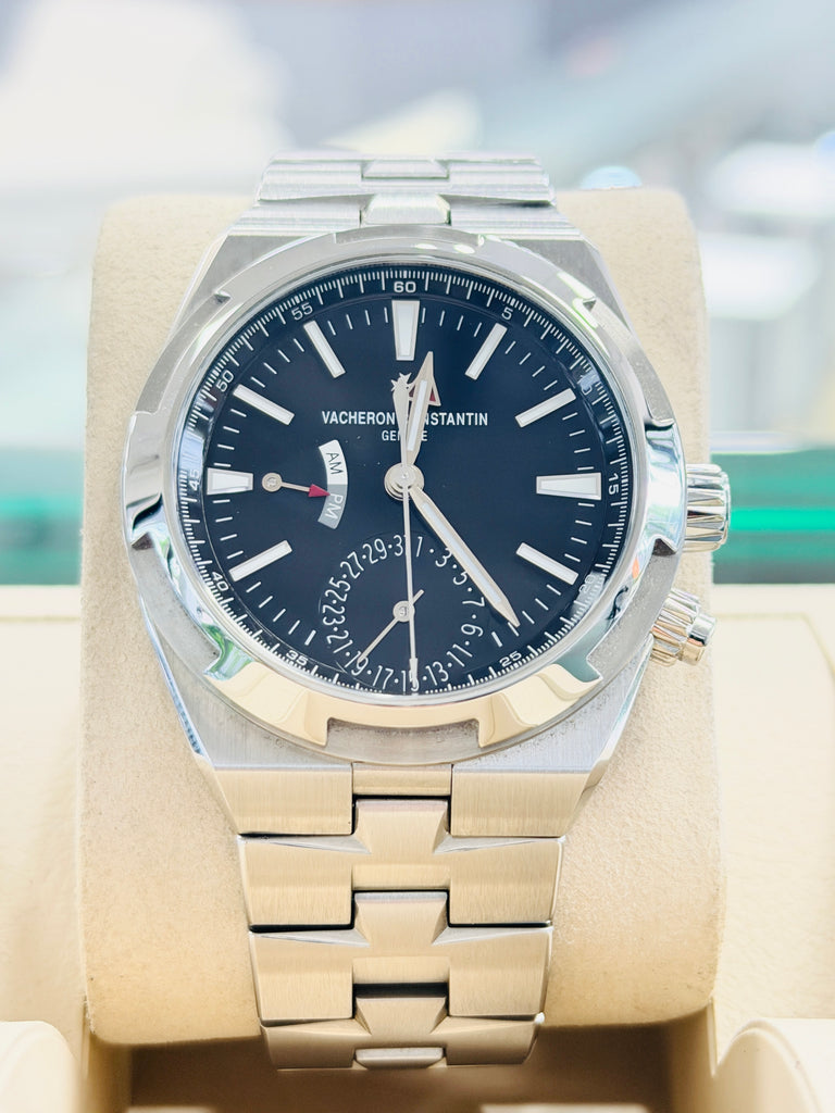 Vacheron Constantin Overseas 41 7900V/110A-B546 Dual Time Black Dial  Box & Papers MINT