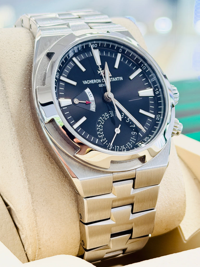 Vacheron Constantin Overseas 41 7900V/110A-B546 Dual Time Black Dial  Box & Papers MINT