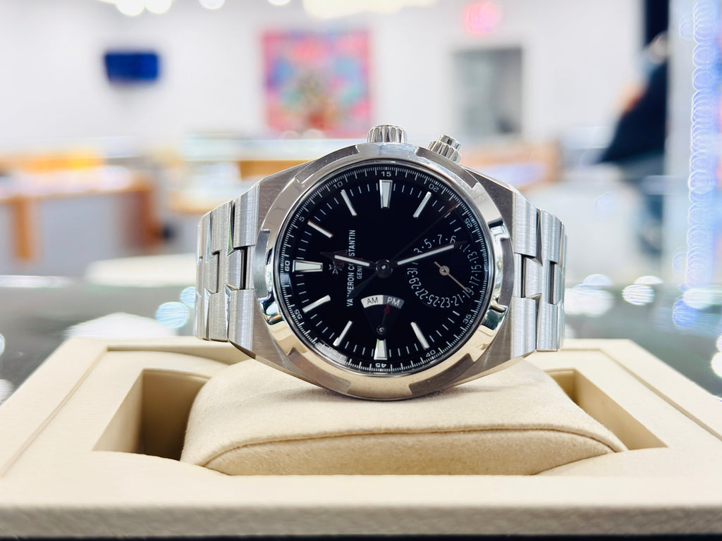 Vacheron Constantin Overseas 41 7900V/110A-B546 Dual Time Black Dial  Box & Papers MINT