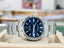 Rolex Oyster Perpetual 34mm 124200 Blue Index Dial Oyster Bracelet Box and Papers MINT